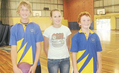 Hayden Tompkins, Mykaela Faulkner and Eli Geri will play for Wide Bay at the Queensland Titles later this month. Hayden Tompkins, Mykaela Faulkner and Eli Geri will play for Wide Bay at the Queensland Titles later this month.